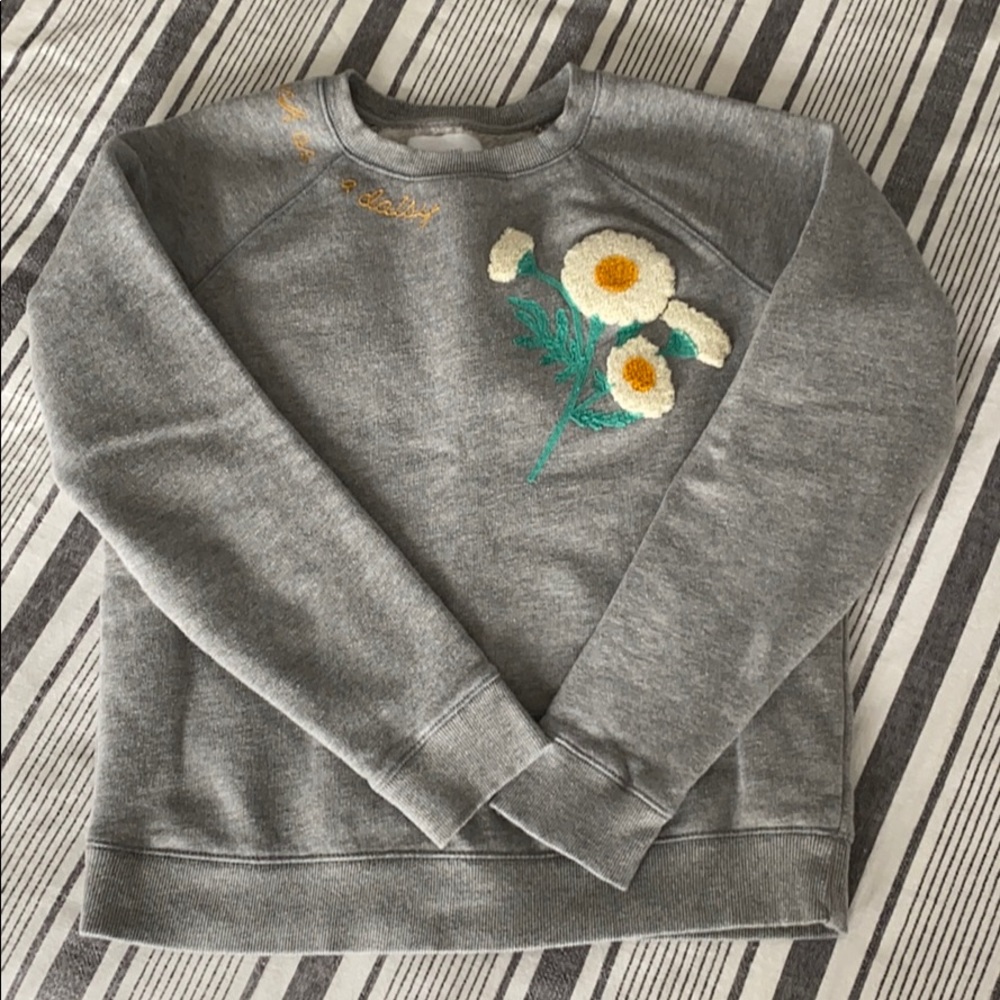 Lucky Brand embroidered sweatshirt